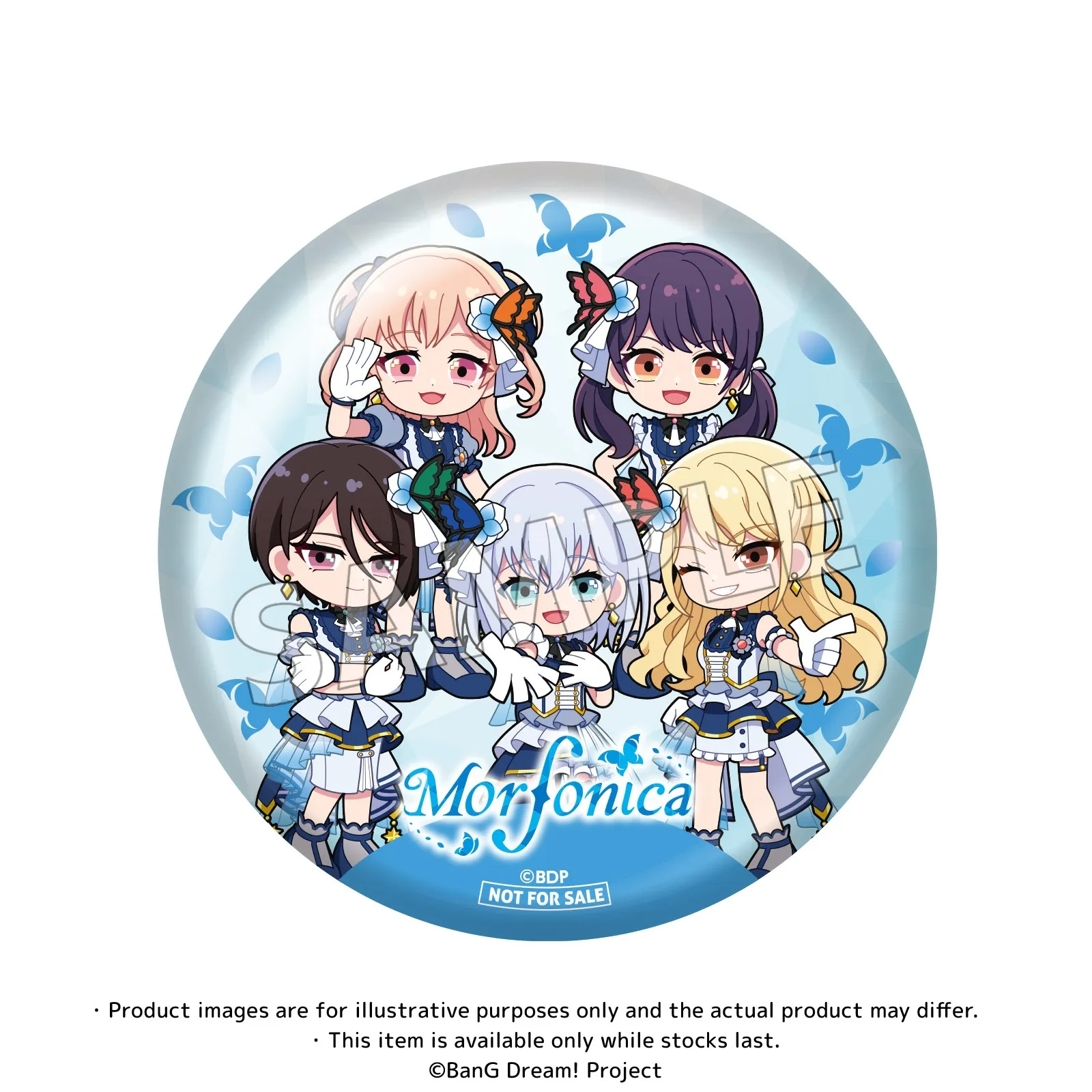 行版《BanG Dream!》Morfonica PalVerse 附特典襟章（5個入）