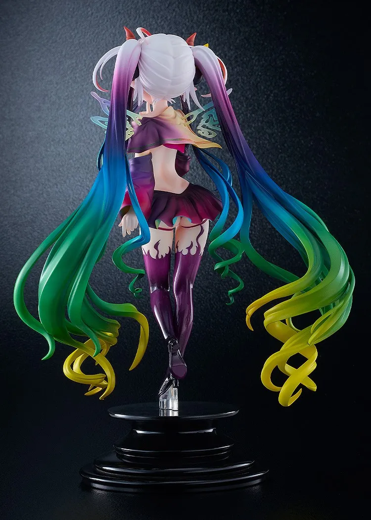 行版《NO GAME NO LIFE 遊戲人生》黑色白 1/7 PVC Figure