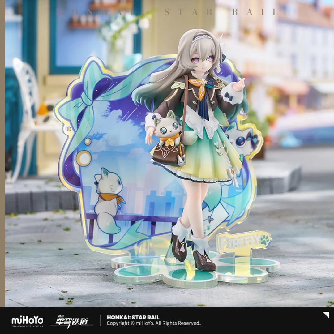 行版《崩壞：星穹鐵道》小不點貓貓系列 流螢Ver. PVC Figure