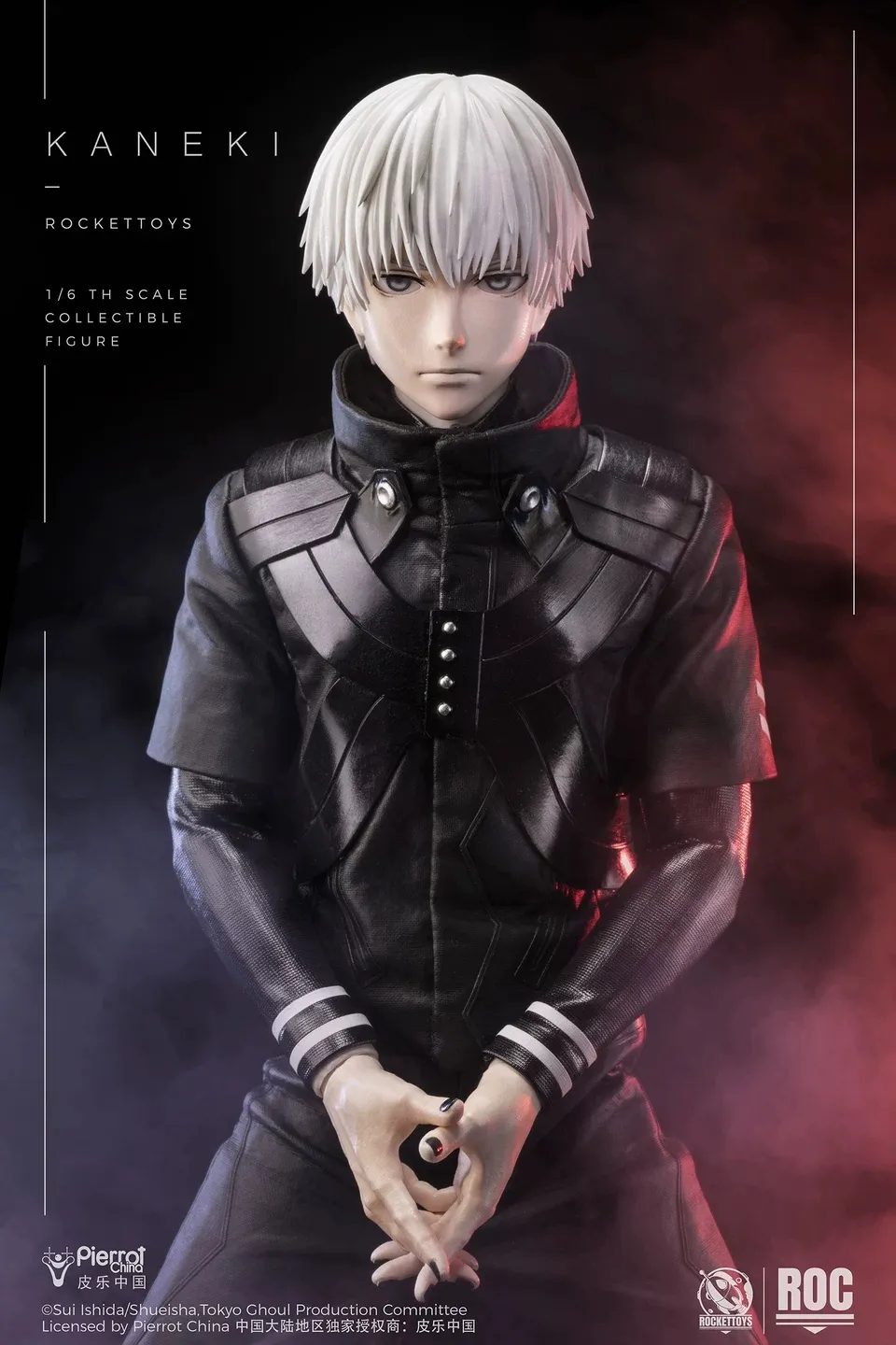 正版授權《東京喰種》金木研 (戰鬥服Ver.)1/6 Action Figure