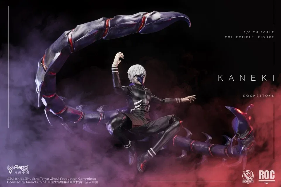 正版授權《東京喰種》金木研 (戰鬥服Ver.)1/6 Action Figure