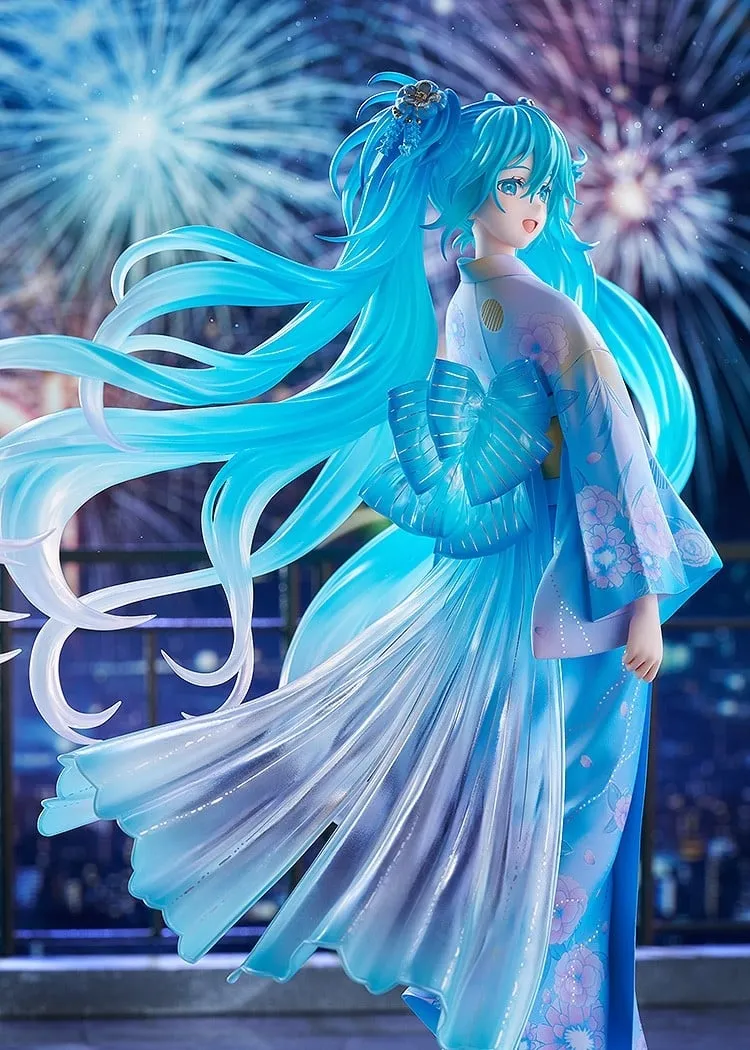 行版《Character Vocal系列01 初音未來》初音未來 Music & Fire Works Ver. 1/7 PVC Figure