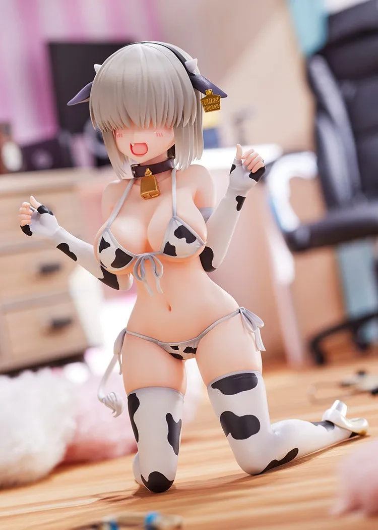 行版再販《宇崎學妹想要玩！ω》宇崎柳「乳牛花紋比基尼」1/7 PVC Figure