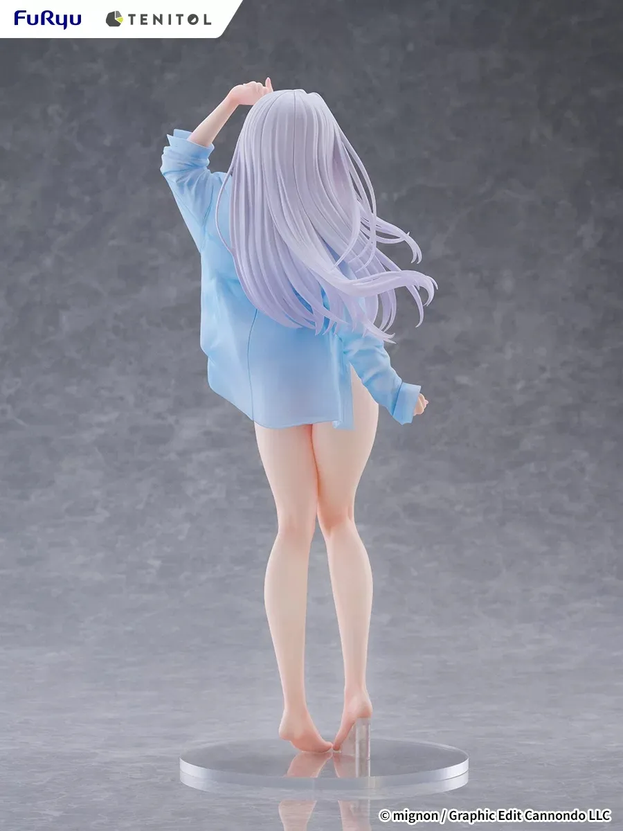 行版《mignon原創角色》shiro Swimsuit ver. 1/7 TENITOL TALL PVC Figure