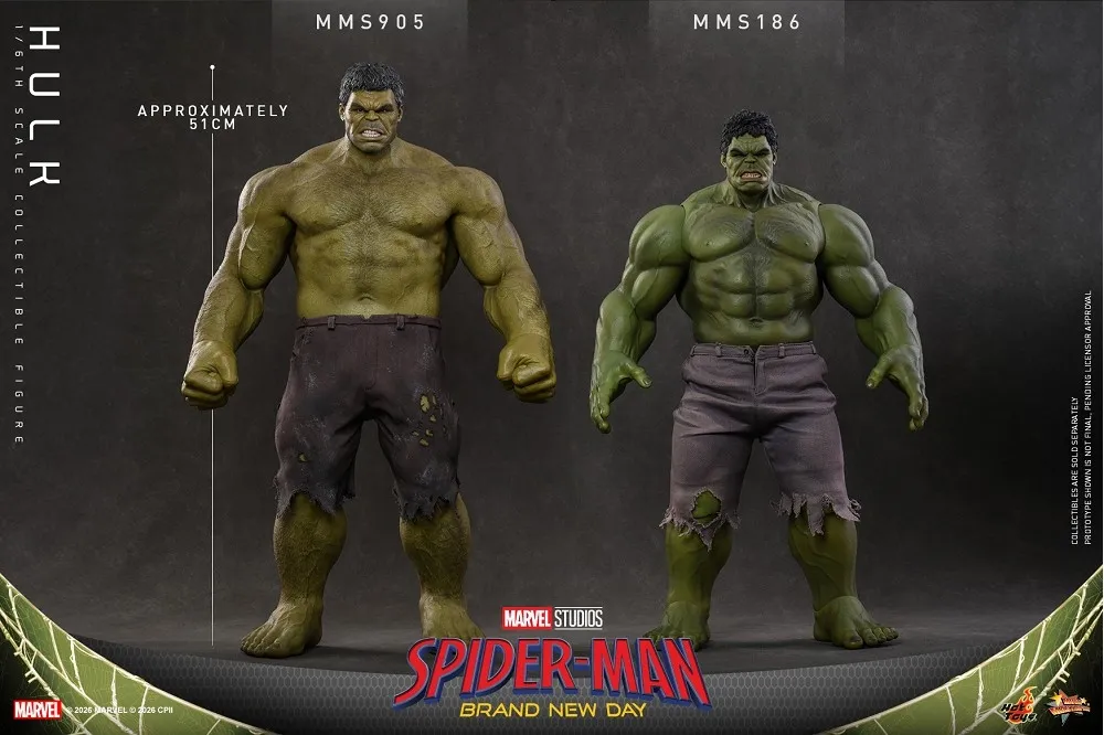 《蜘蛛俠：英雄重生》Hulk 1/6 Action Figure（產品編號：MMS907）