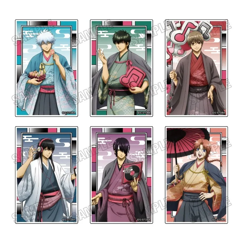 日版《銀魂》銀魂×HMV POP UP SHOP MUSIC ver. 亞加力方塊Collection(6個入)