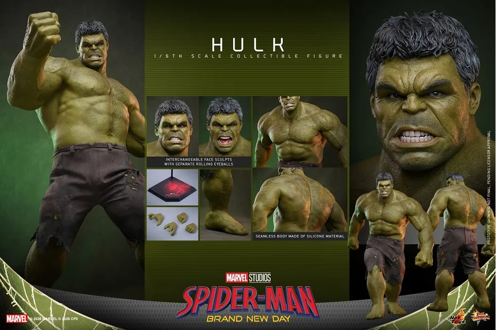 《蜘蛛俠：英雄重生》Hulk 1/6 Action Figure（產品編號：MMS907）