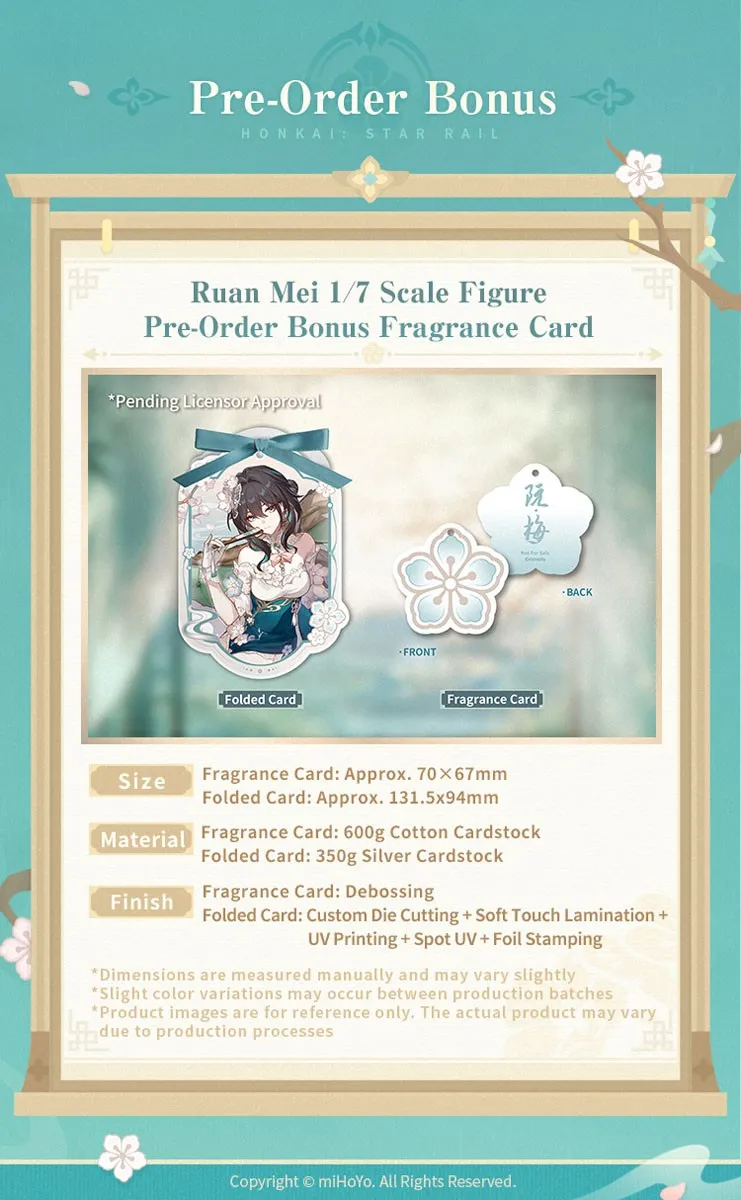 《崩壞：星穹鐵道》阮·梅 雪綻梅箋Ver. 1/7 PVC Figure 附預訂特典香氛卡