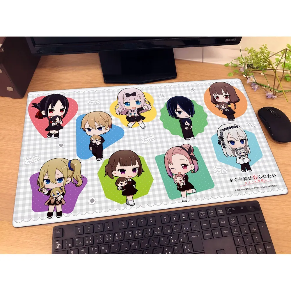日版《輝夜姬想讓人告白》Tiny Friends Series 萬用電腦桌墊 / 橡膠卡墊