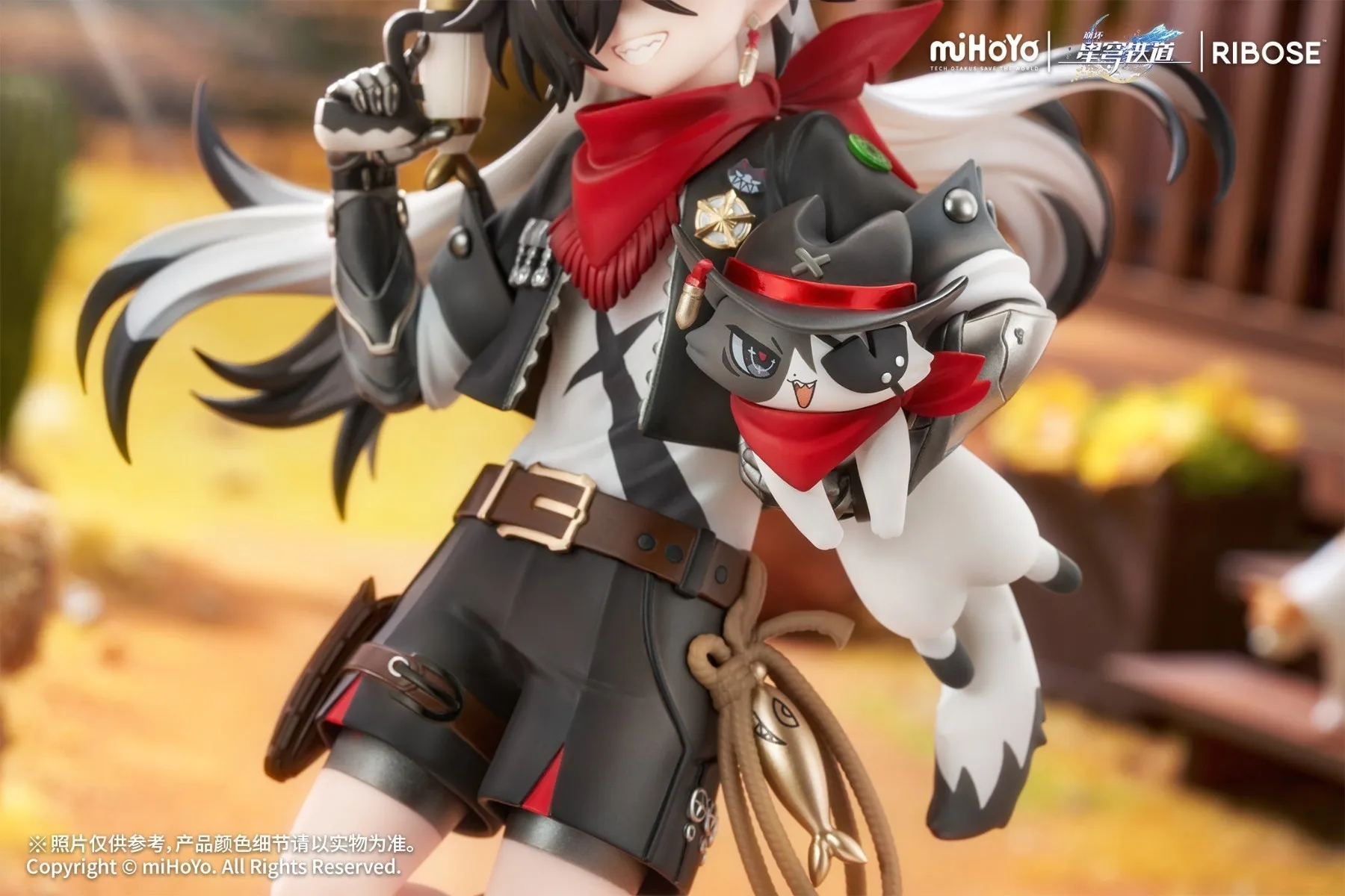 《崩壞：星穹鐵道》小不點貓貓系列 波提歐Ver. RISE UP+ PVC Figure