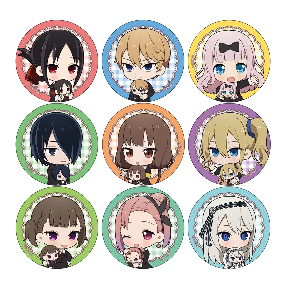 日版《輝夜姬想讓人告白》Tiny Friends Series 襟章（9個入）